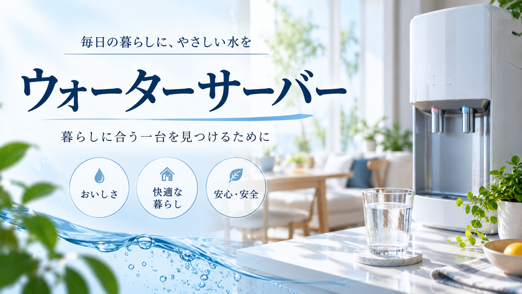 ウォーターサーバー5社を比較|エブリィフレシャス・ピュアライフ・コスモウォーター・フレシャス・プティオの違い